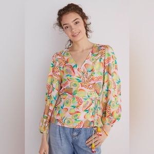 Farm rio for Anthropologie Wrap Blouse